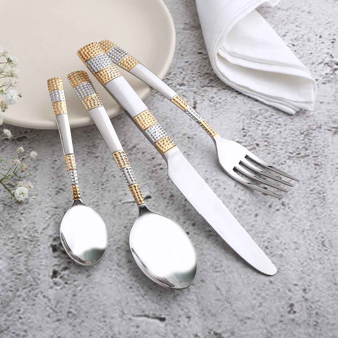 Roma Dinner Fork - Gold Plated - Set of 6pcs