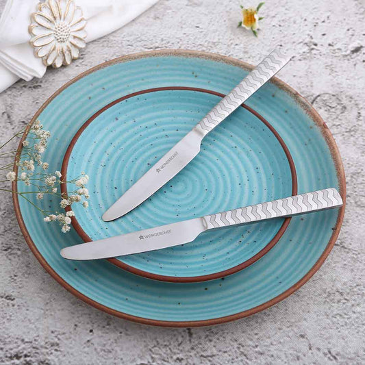 Roma Dinner Knife - Laser Etching - Set of 2 pcs