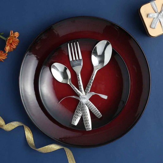 Roma Stainless Steel Cutlery Set - Set of 18 pcs