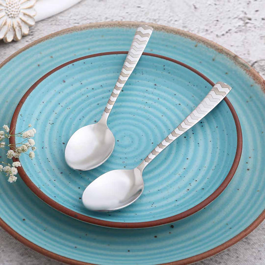 Roma Tea Spoon - Laser Etching - Set of 6 Pcs