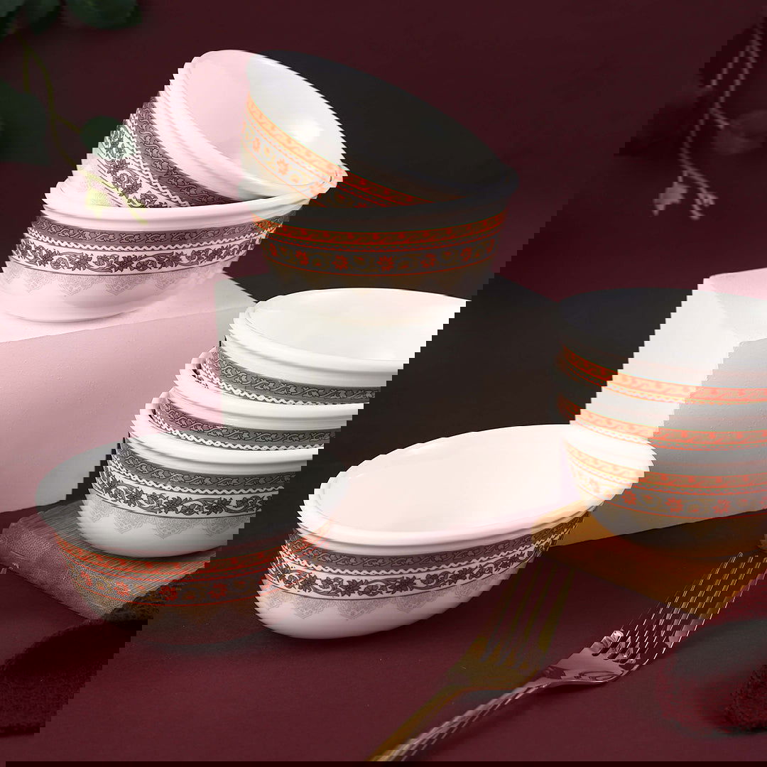 Venice Veg bowl - Royal Red (Set of 6)