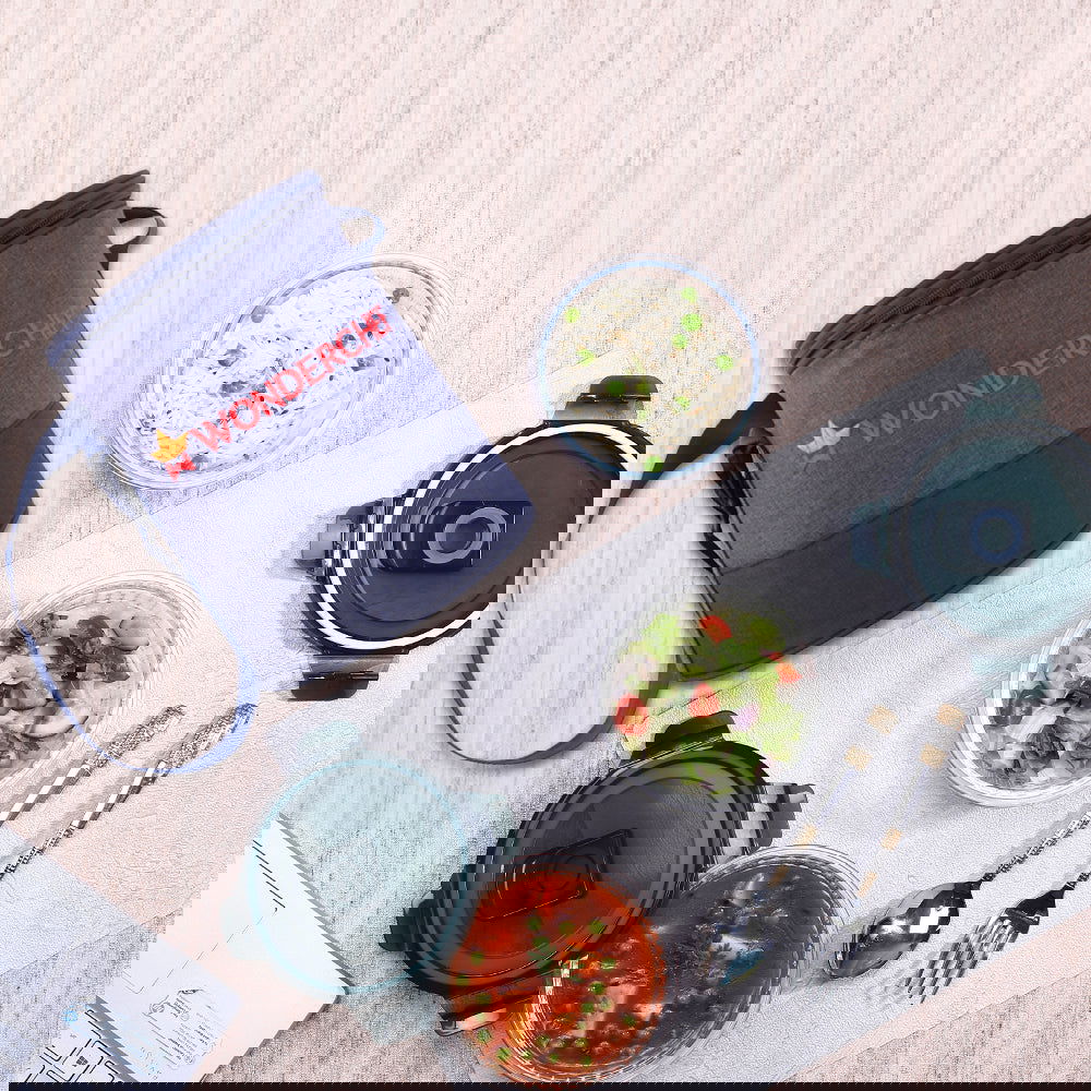 Verona Lunch Box Set of 3 Pcs, 400 ml, Leak Proof, Air Tight, Microwave Safe