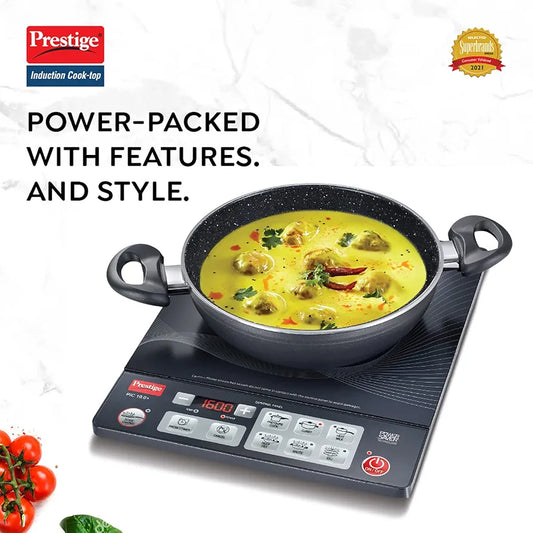 Prestige PIC 19.0 Plus 1900W Slim Induction Cooktop with Push button