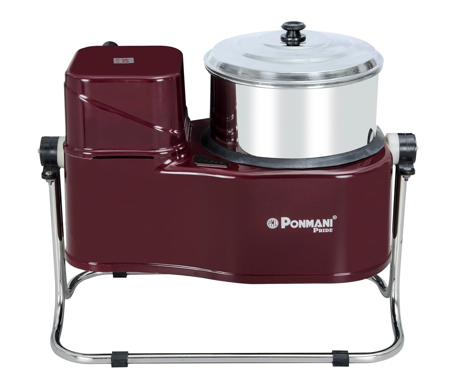 Ponmani Pride - 2Ltr Conventional Tilting Wet Grinder (100% Copper Motor, Detachable Drum)
