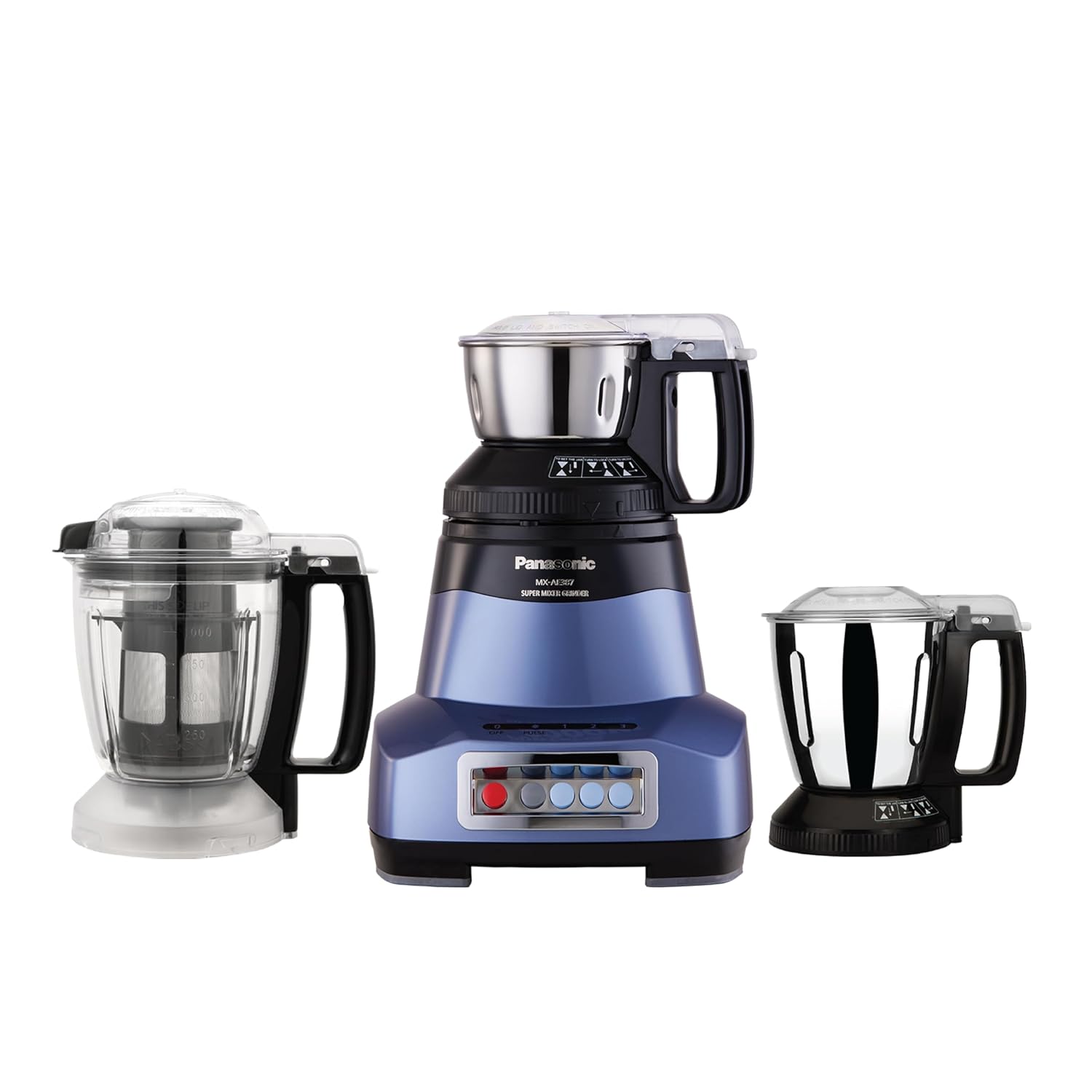 Panasonic Heavy Duty Mixer Grinder For Kitchen MX-AE387 (Lavender
