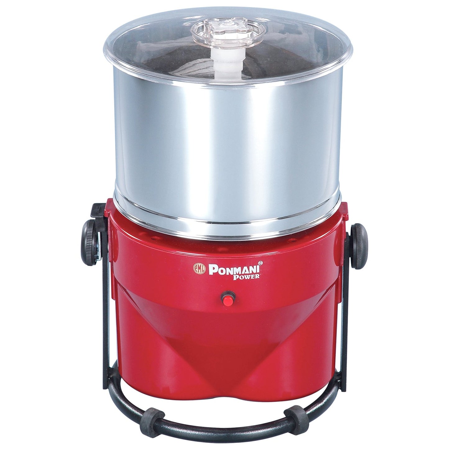 Ponmani Power 2 Litres Table Top Wet Grinder (Red)
