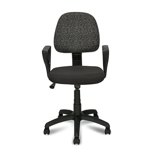 Nilkamal Soren Mid Back Cushion Office Chair (Black)