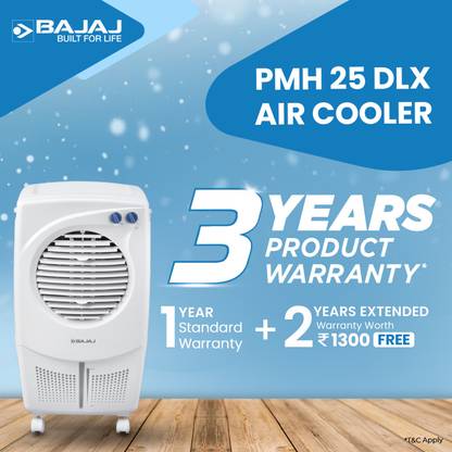 BAJAJ 24 L Room/Personal Air Cooler (White, PMH 25 DLX (480126))