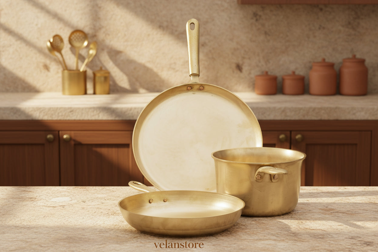 Bronze/Kansa Cookware Combo