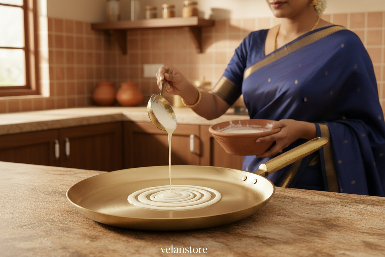 Bronze/kansa Chapati/Roti Tawa (LARGE)