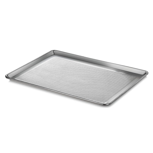 New Star Foodservice 36770 Commercial-Grade 18-Gauge Aluminum Sheet Pan/Bun Pan, Perforated, 18" L x 26" W x 1" H (Full Size)Â | Measure Oven (Recommended)