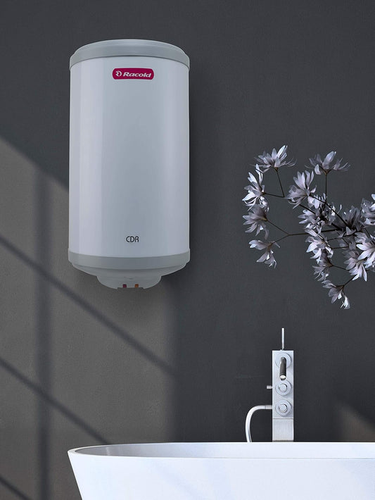 Racold CDR 25Litres Vertical 5 star water heater, White