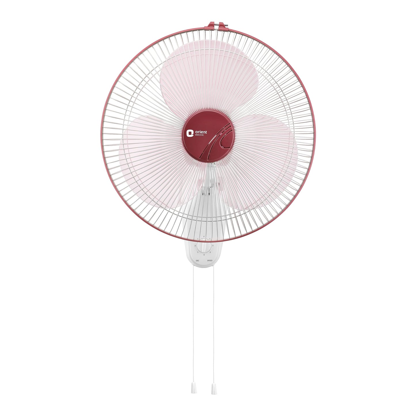 Orient Electric 400 MM Wall-44 Wall Fan | Wall Mount Fan for Home & Kitchen | Powerful Motor with High Air Delivery | Smooth Oscilation, 3-Speed Control | 2 Years Warranty by Orient | Crystal White