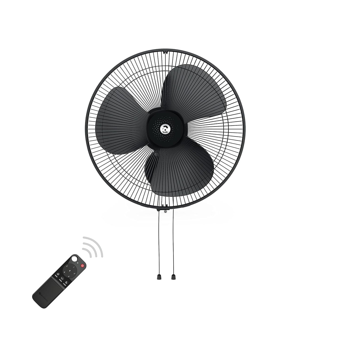 atomberg Renesa 400mm Wall Mount Fan | 5-star rated | Ideal for Home & Office | Silent BLDC Fan | 6 Speeds | 35W | Remote with Oscillation, Timer, Sleep | 2 Years Warranty (Midnight Black)