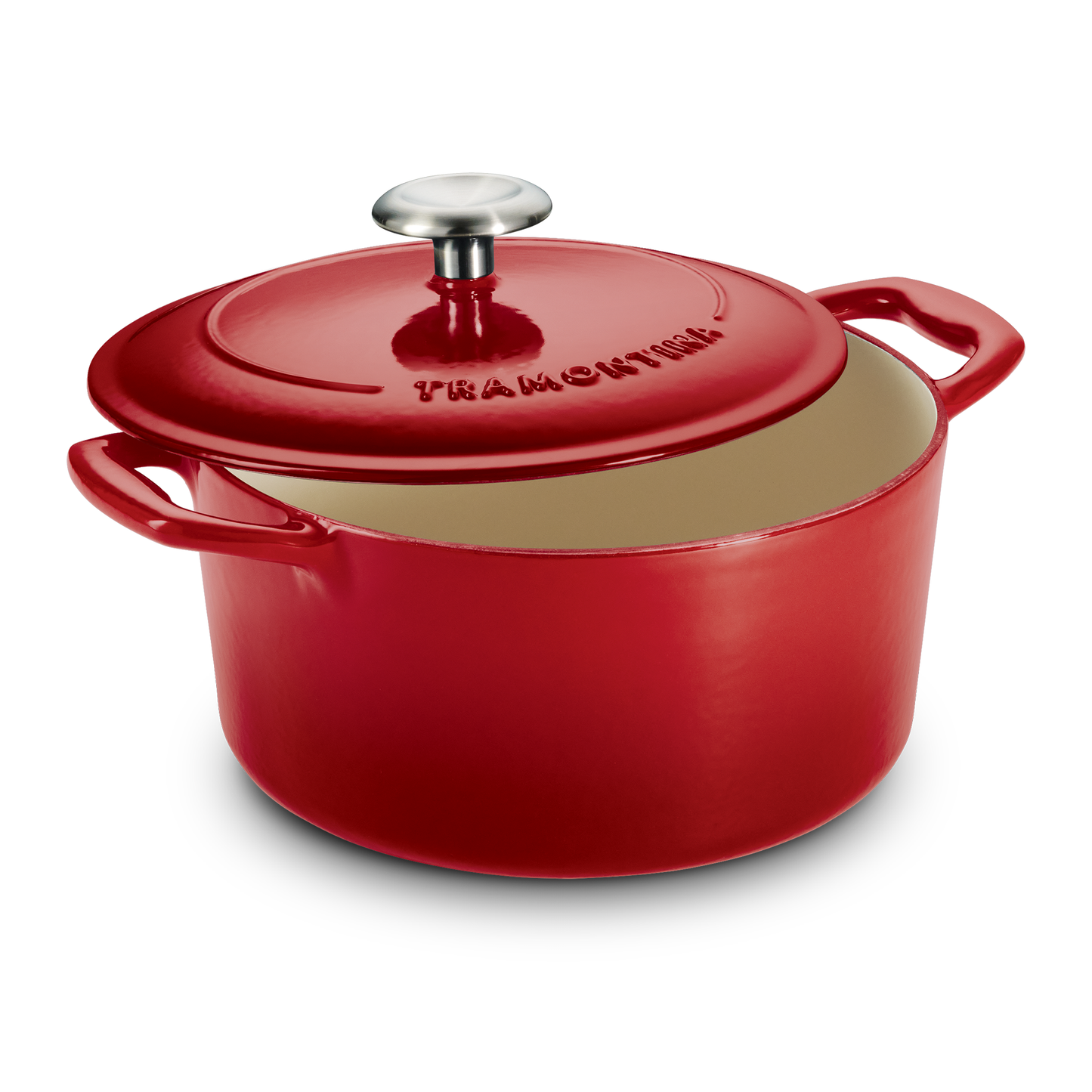 Bestow Enameled Cast Iron Covered Round Dutch Oven 3.3 Litre GR