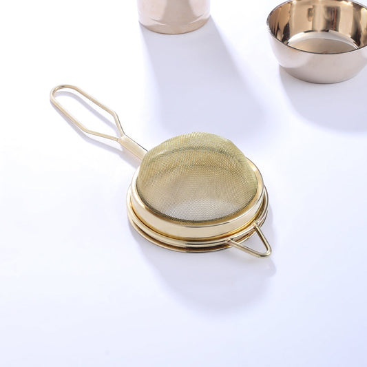 Brass Tea Strainer with Handle (9.5 Inch)