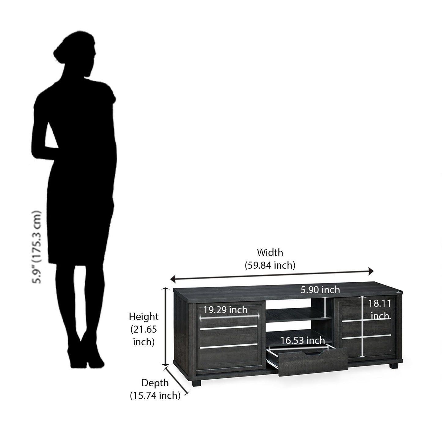 Nilkamal Alexander TV Cabinet