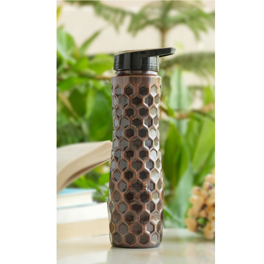 Pure Copper Bottle with Sipper Design