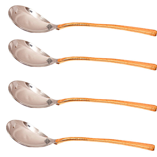 Pure Steel Copper Hammer Design Serving Spoon, Serving Chaffing Dishes,