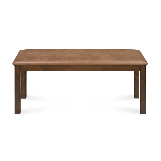 Nilkamal Arnold Multi Use Long Sitting Bench for Living Room | Dining Room (Walnut)