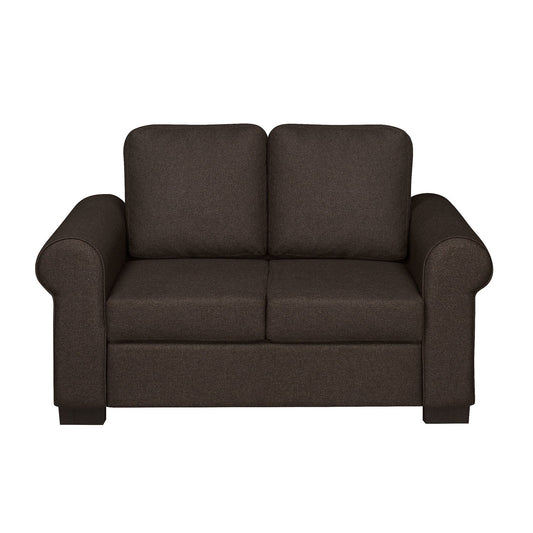 Nilkamal Array 2 Seater Bill Arm Sofa (Dark Brown)