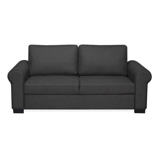 Nilkamal Array 3 Seater Bill Arm Sofa (Dark Grey)
