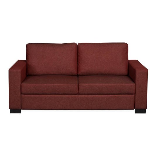 Nilkamal Array 3 Seater Ron Arm Sofa (Maroon)