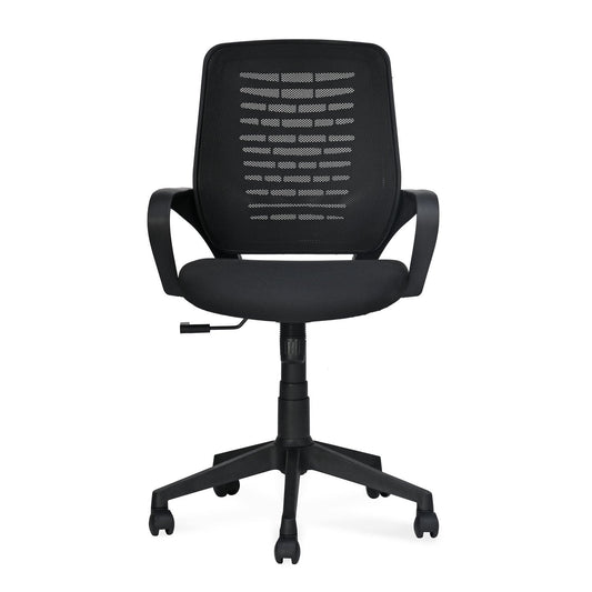 Nilkamal Astor Mid Back Mesh Office Chair (Black)