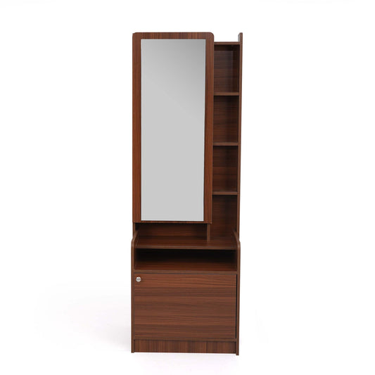 Nilkamal Calipso Dresser With Storage (Classic Plank Walnut)