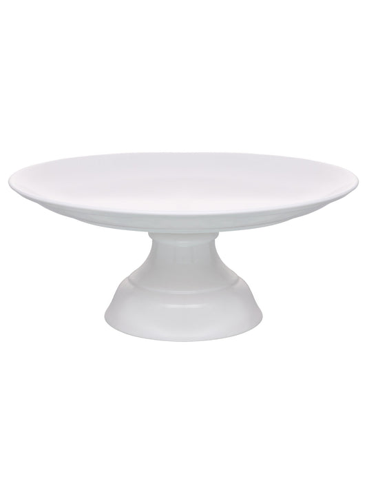 Clay Craft Basic Cake Stand 1 Piece Plain White