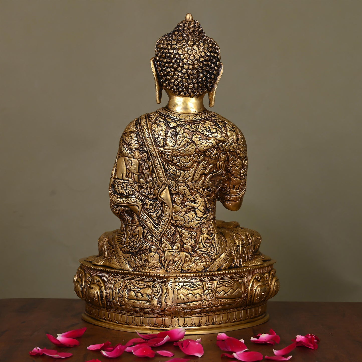 Brass Superfine Blessing Buddha (14.5 Inch)