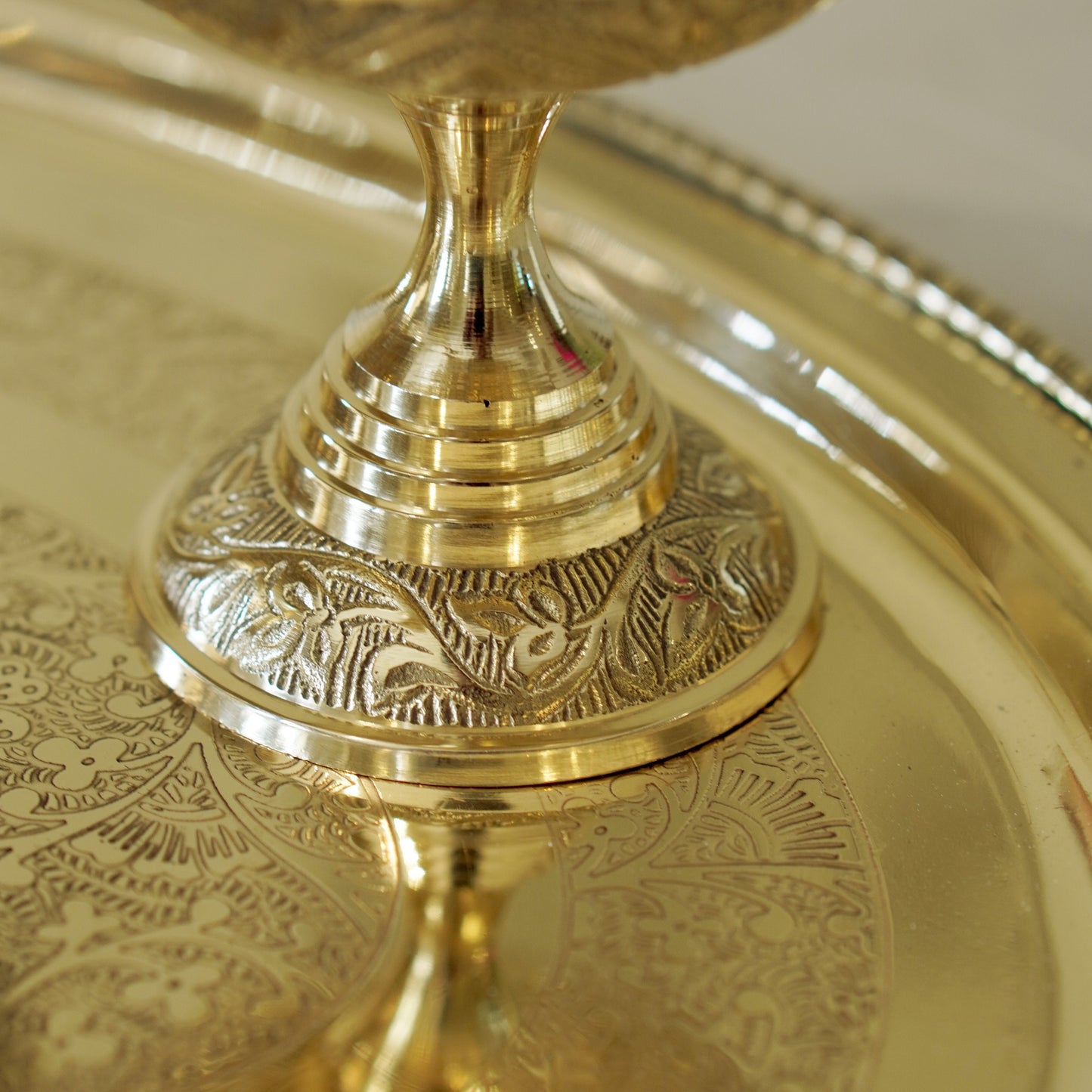 13 Pieces Brass Ice Cream Serving Set