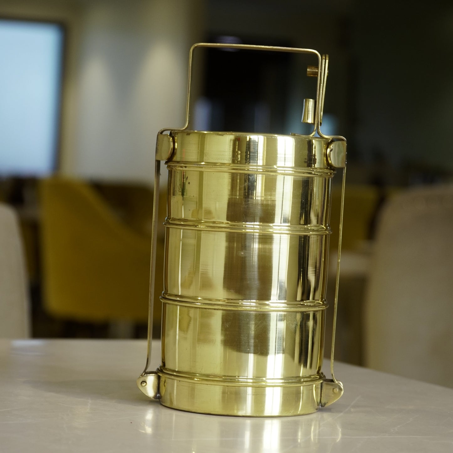 Brass Tiffin Box / Lunch Box