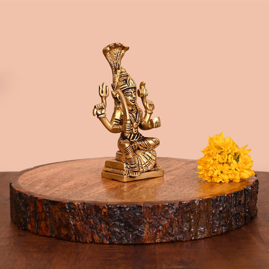 Brass Karumari Amman Idol (5.5 Inch)