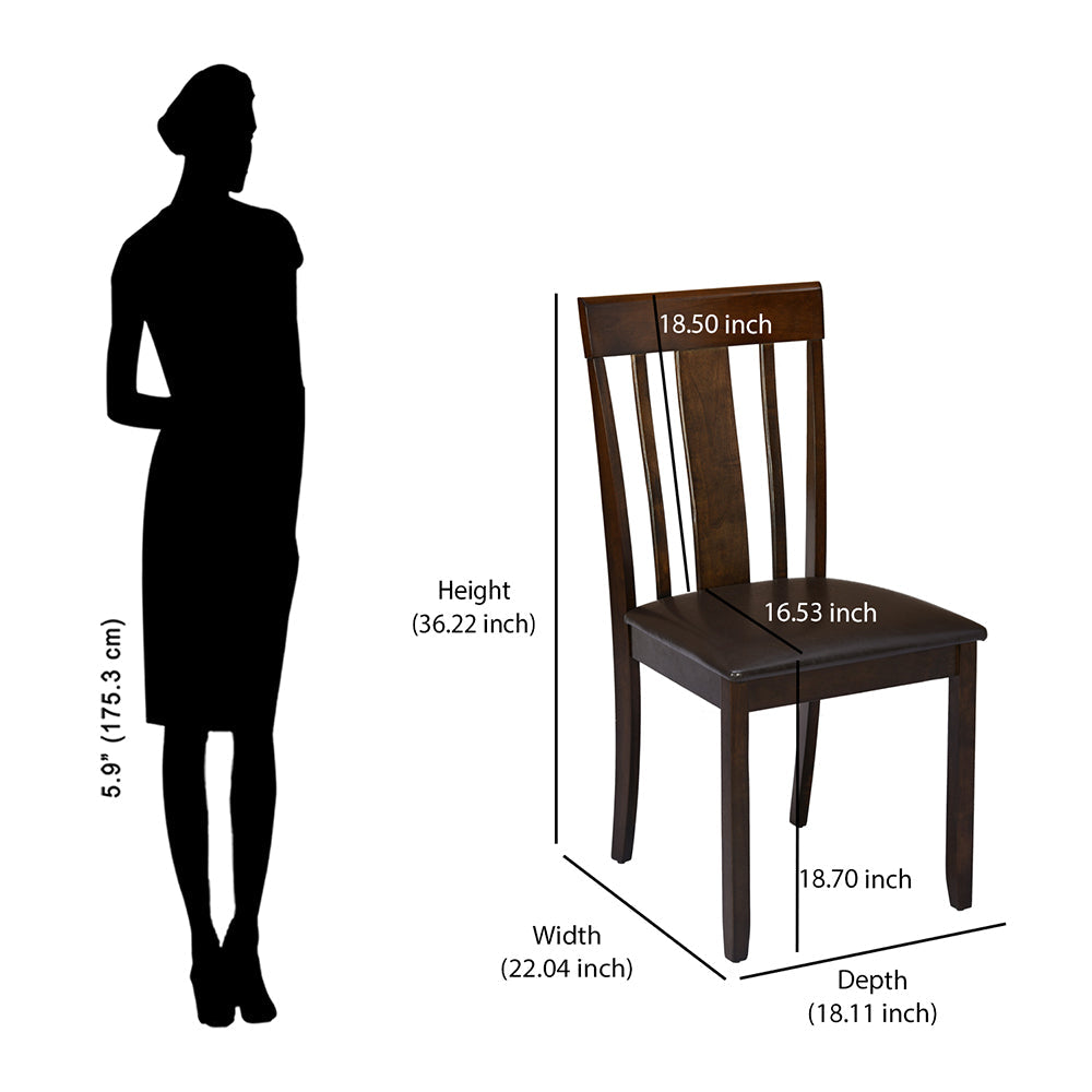 Nilkamal Magnito Dining Chair (Brown)