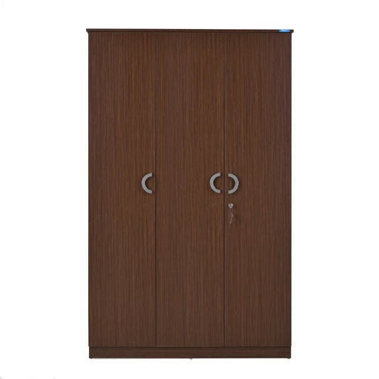 Nilkamal Massif 3 Door Wardrobe (Legno Oak)