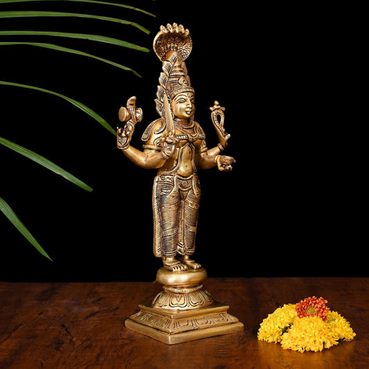 Brass Karumari Amman Superfine Idol (12.5 Inch)