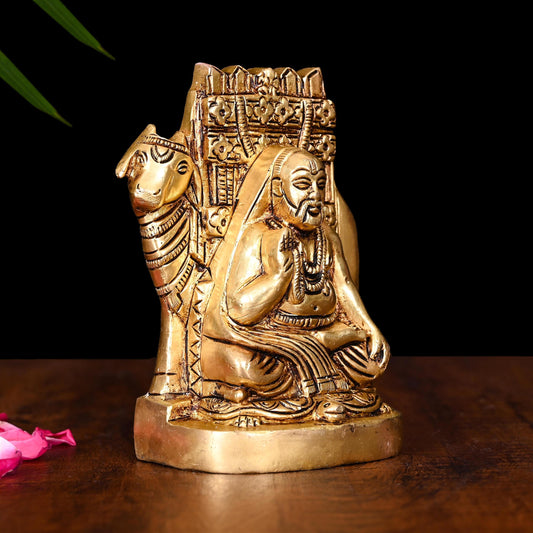 Brass Raghavendra Swamy Idol (4.5 Inch)