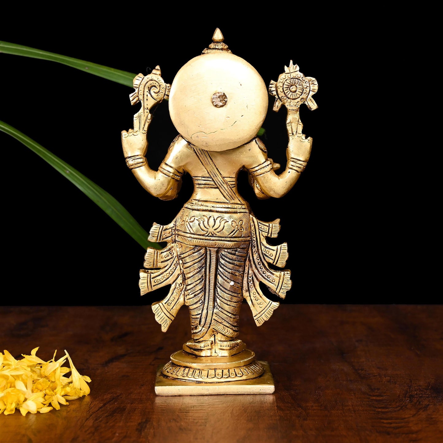 Brass Lord Dhanvantari Idol (7.5 Inch)