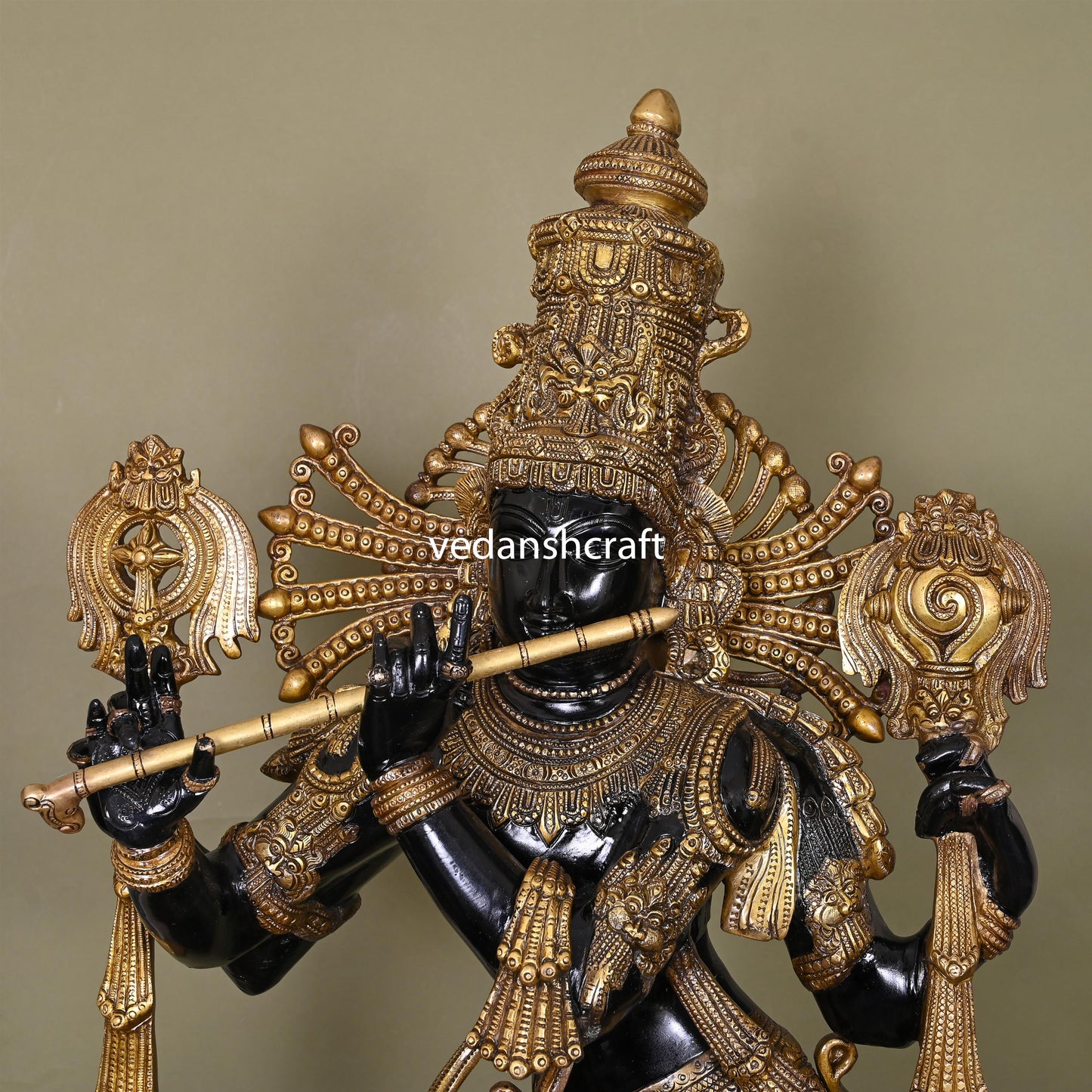 Brass Krishna Statue/Idol (41 Inch)