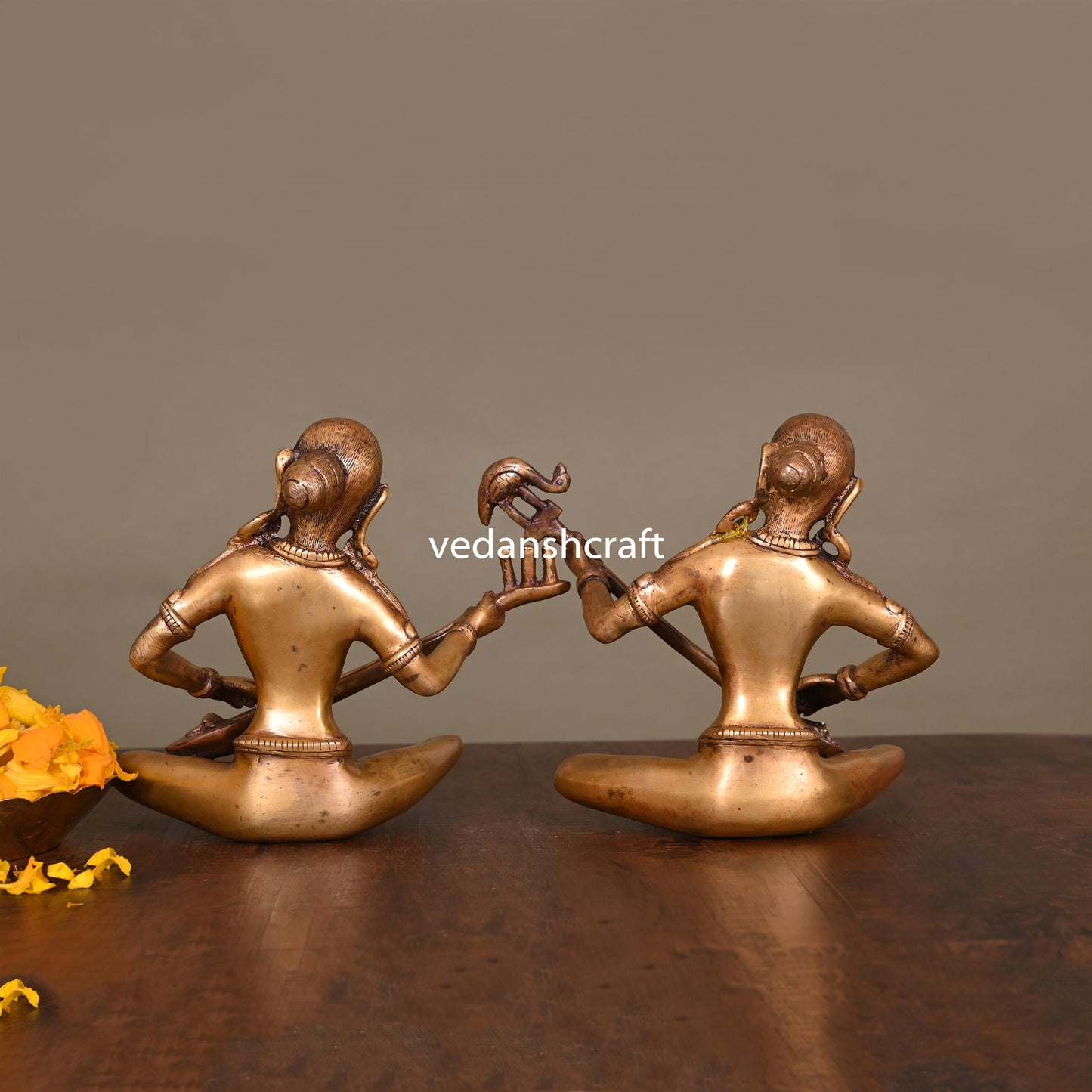 Brass Musical Lady Set (5.5 Inch)