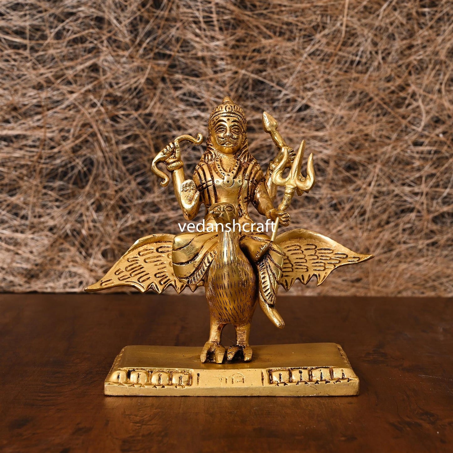 Brass Shani Dev Idol (7 Inch)