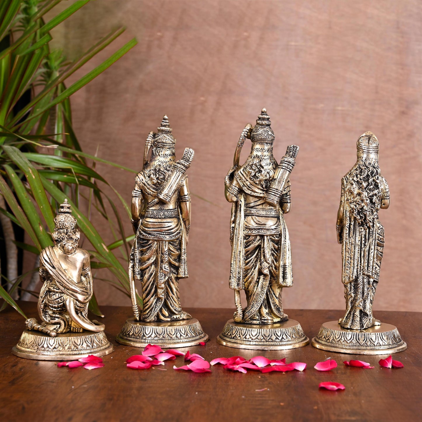 Brass Ram Darbar Idol Set