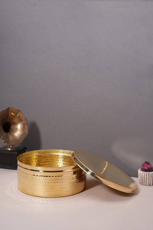 Brass Chapati Box / Roti Dabba