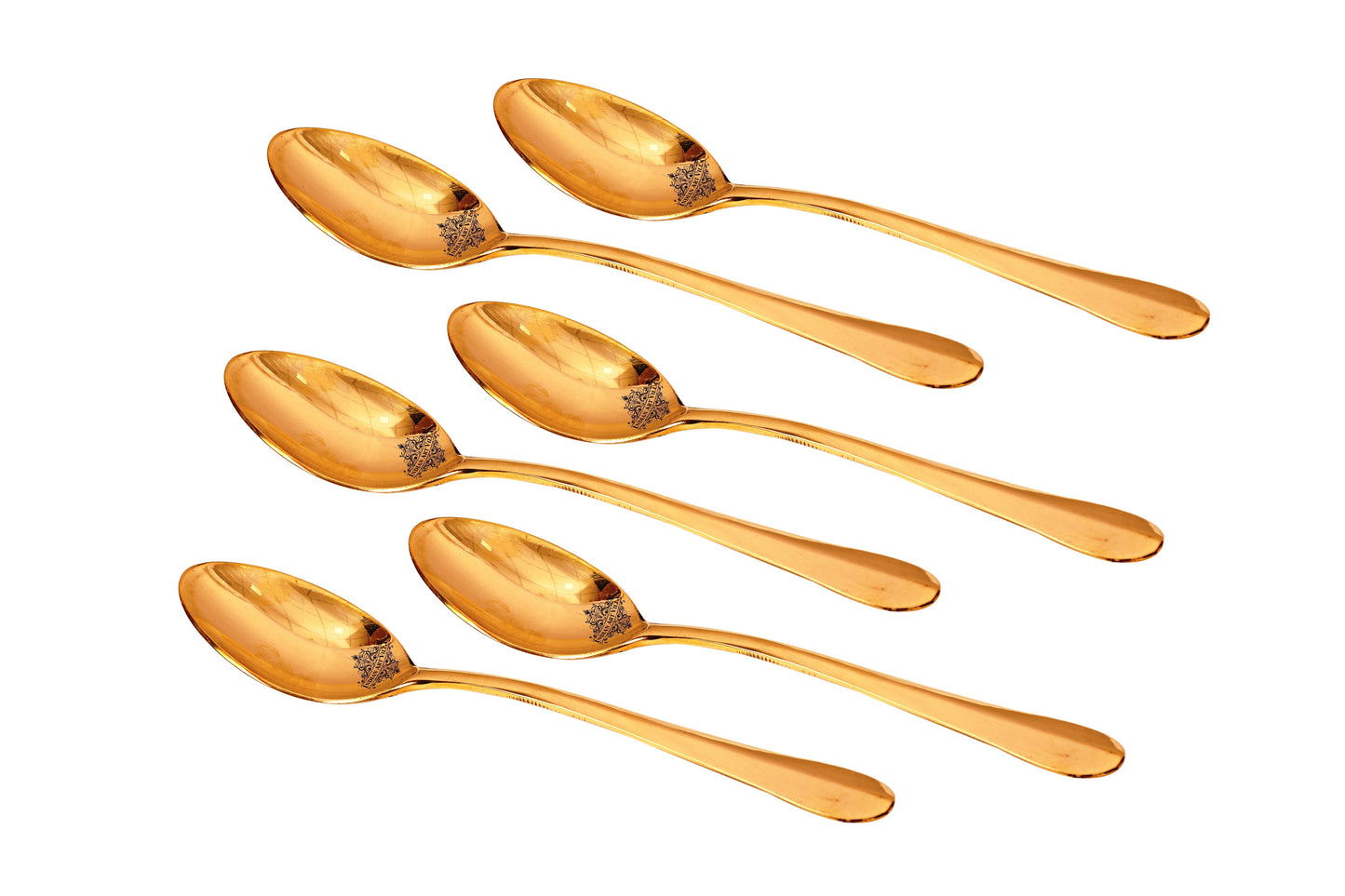 Brass Handmade Spoon, Tableware, Flatware, Serveware, 17.78 cm