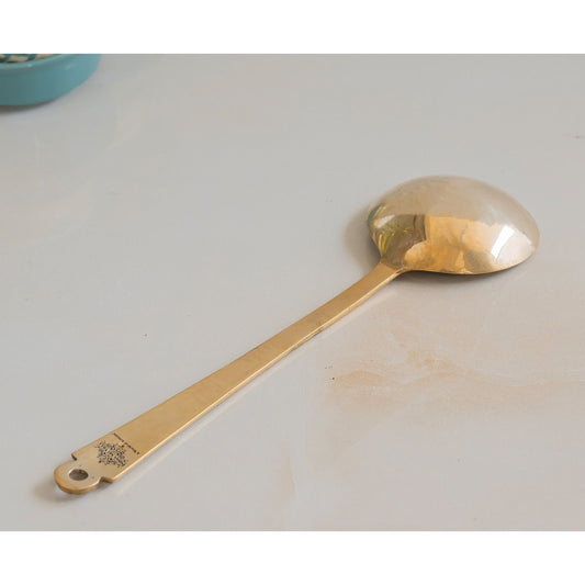 Pure Brass Cutlery Serving Spoon, Kitchenware