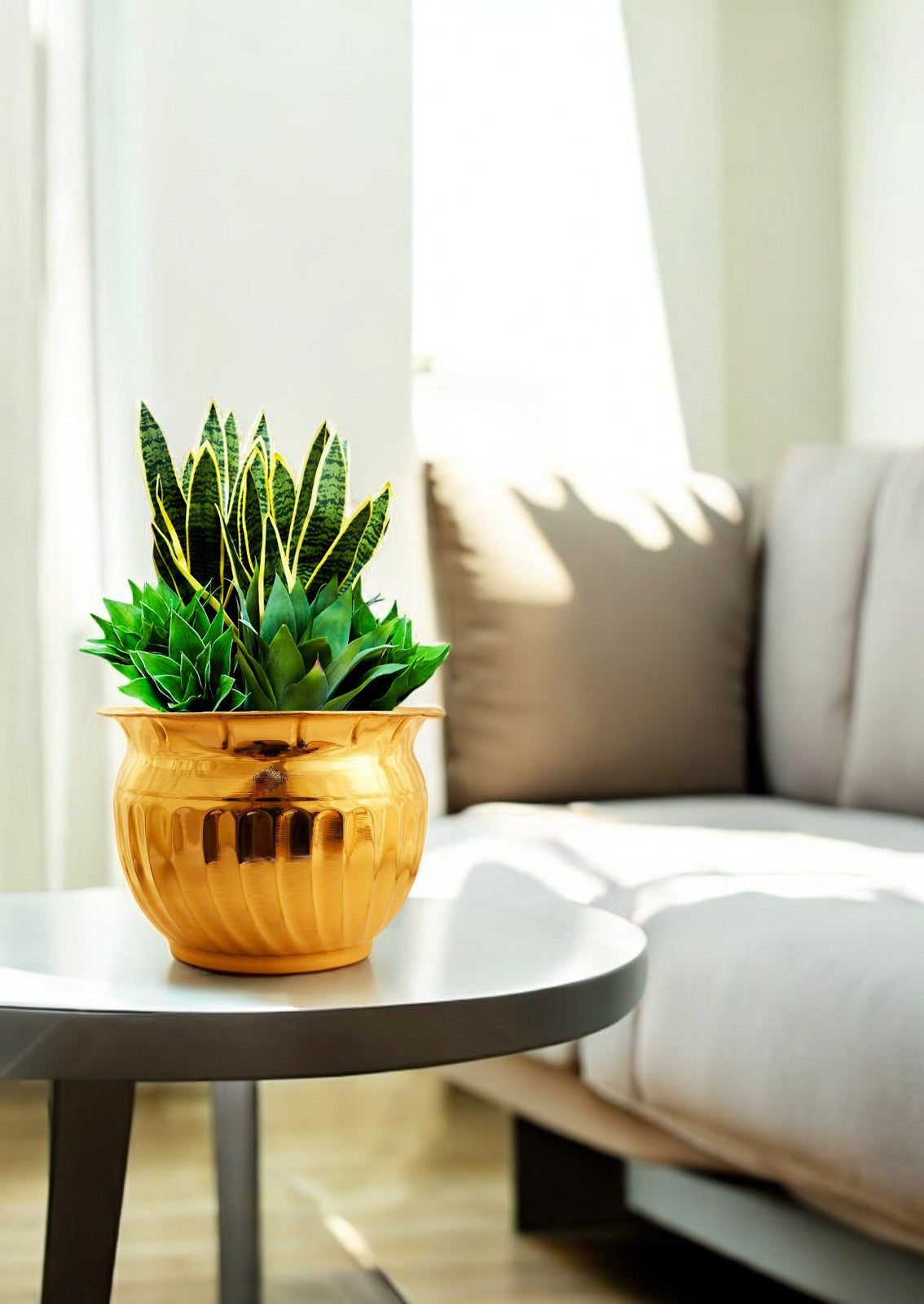 Brass Handmade Designer Planter, Flower Pot, Home Decor