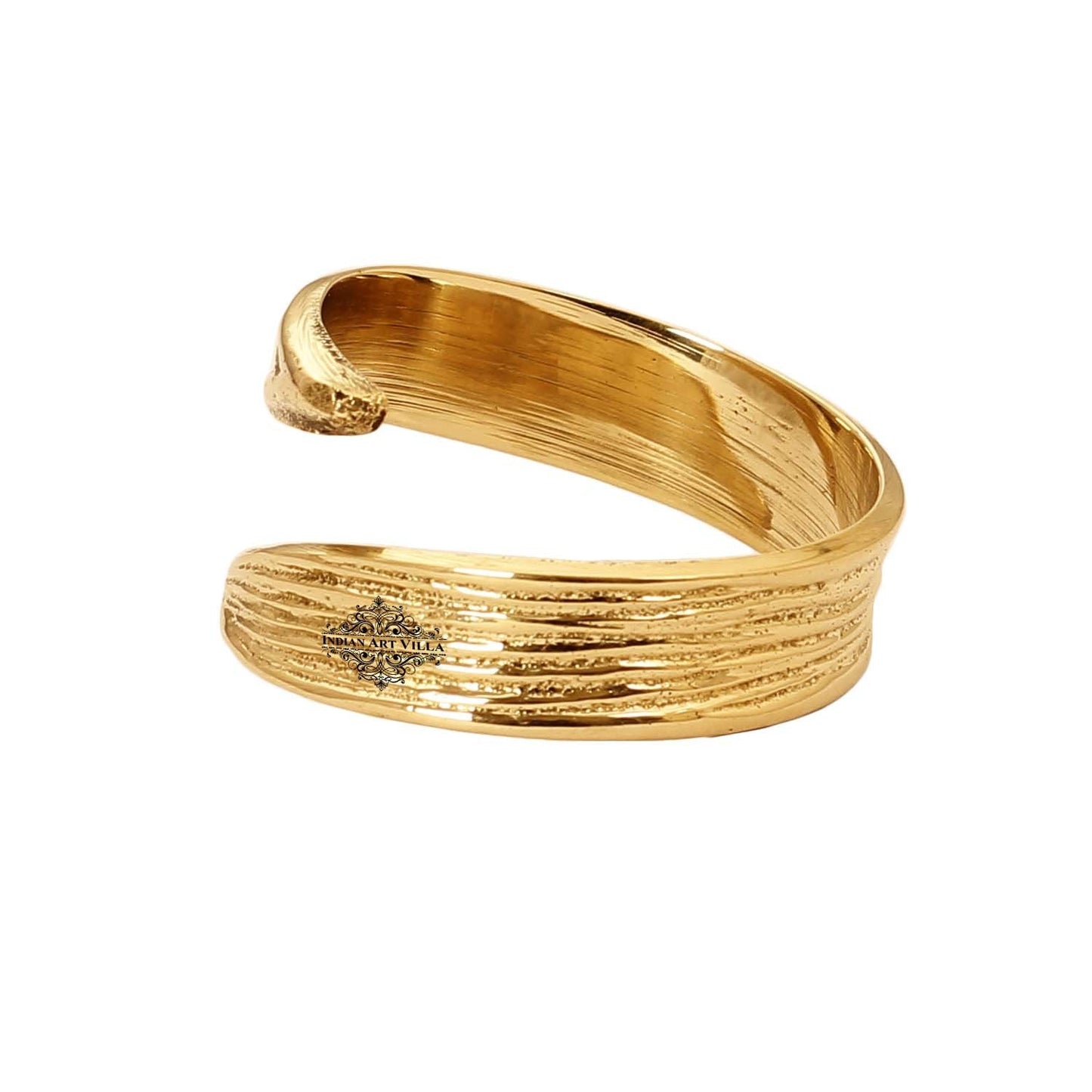 Pure Designer Brass Napkin Ring Decoration For Dining Table Setting Diameter:- 4.32 cm Gold