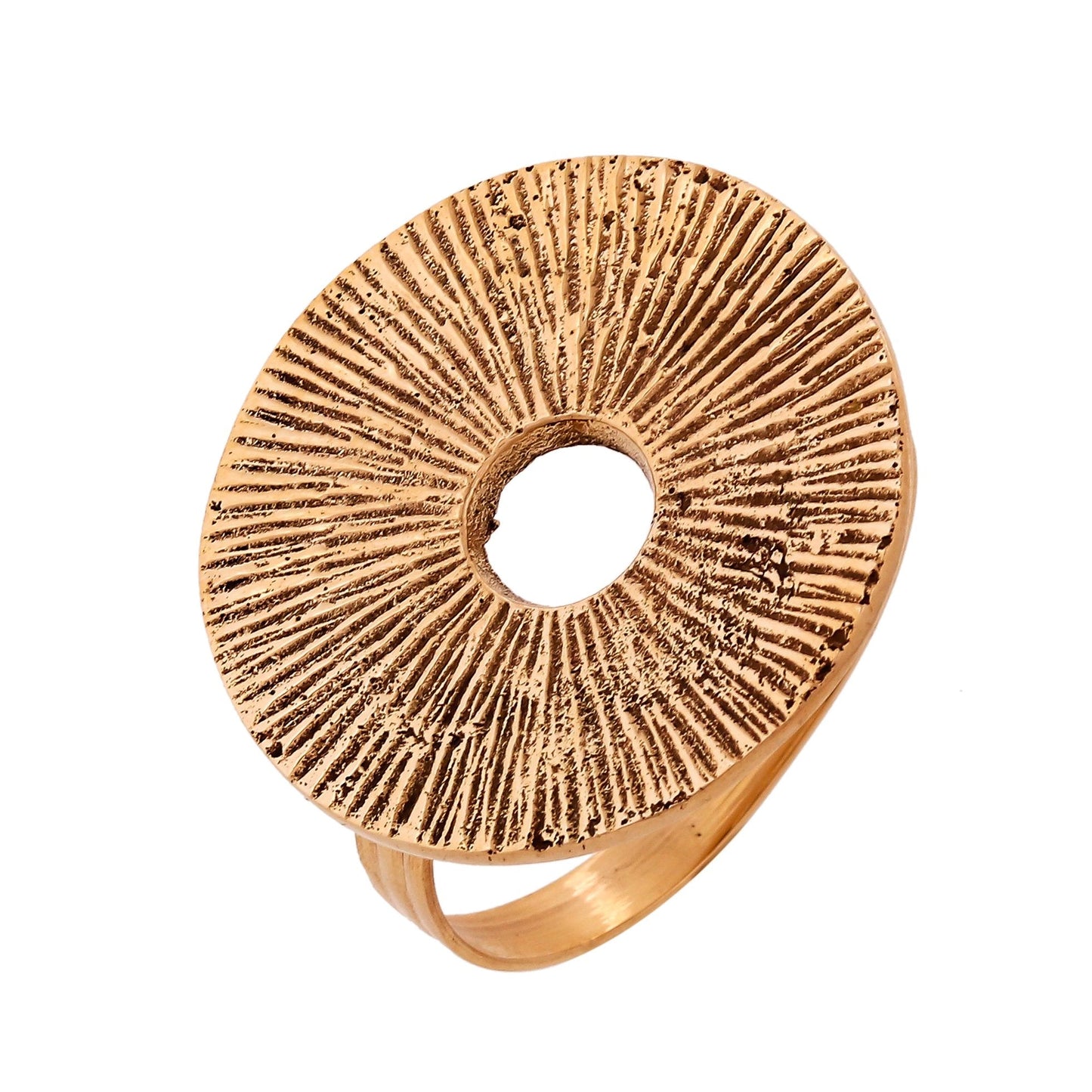 Designer Brass Napkin Ring Decoration For Dining Table Setting, Diameter:- 4.06 cm, Gold