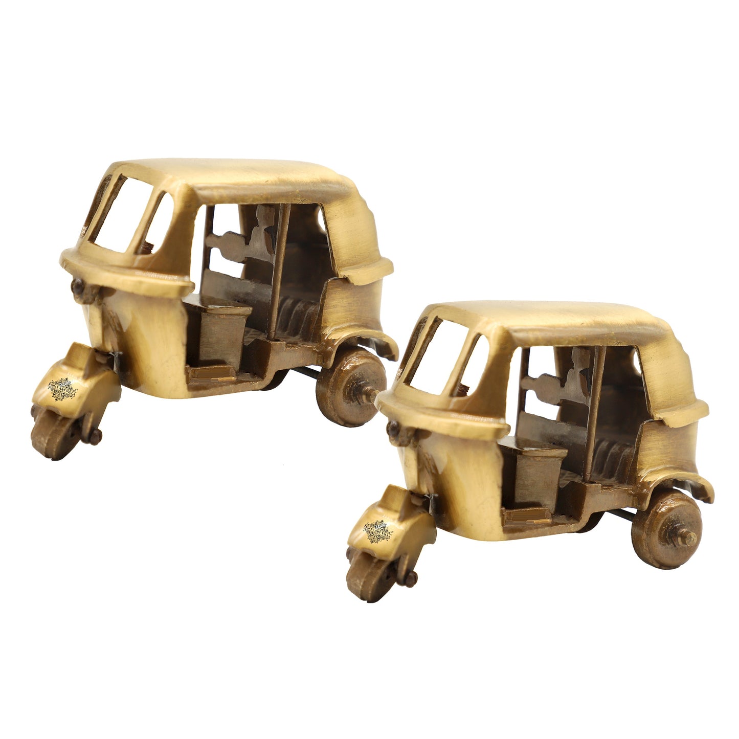 Brass Handcrafted Auto Rickshaw Size-8.5x12.5 cm